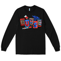 Black usa nurse Long Sleeve Tee - RanaPortraitStore