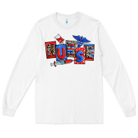 White usa nurse Long Sleeve Tee - RanaPortraitStore