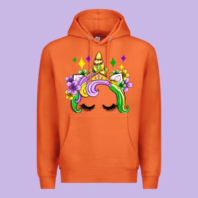 Unicorn Mardi Gras Olivia Premium Hoodie Designed By Oliviacreatesart