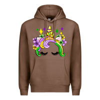 Chestnut unicorn mardi gras olivia Premium Hoodie - OliviaCreatesArt