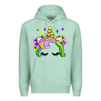 Seafoam unicorn mardi gras olivia Premium Hoodie - OliviaCreatesArt