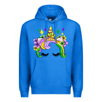 True Royal unicorn mardi gras olivia Premium Hoodie - OliviaCreatesArt