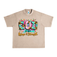 French Oak god is my refuge and strength Urban Heavy Tee - LillyAllenDesigns