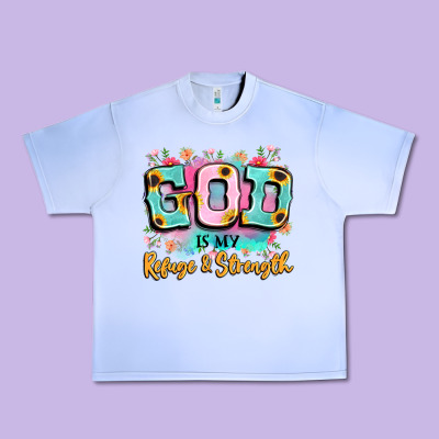 God Is My Refuge And Strength Urban Heavy Tee Designed By Lillyallendesigns