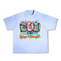 Grape Ice god is my refuge and strength Urban Heavy Tee - LillyAllenDesigns