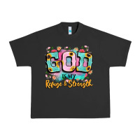 Pigment Black god is my refuge and strength Urban Heavy Tee - LillyAllenDesigns