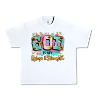 White god is my refuge and strength Urban Heavy Tee - LillyAllenDesigns