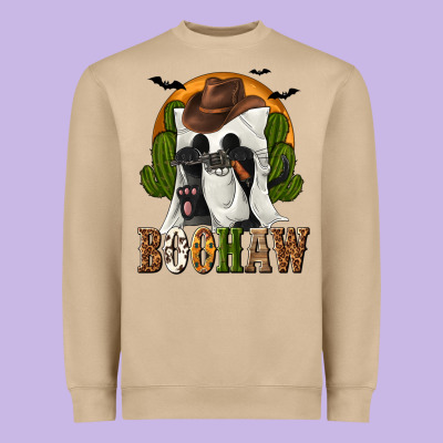 Boohaw Western Heavyweight Sweatshirt Designed By Texasbilliewilder