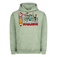 Pigment Oil Green Santa Favorite Teacher Urban Hoodie - CowhideDigitalArt