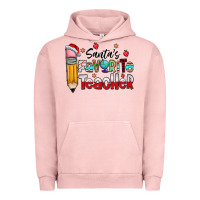 Pigment Salmon Santa Favorite Teacher Urban Hoodie - CowhideDigitalArt