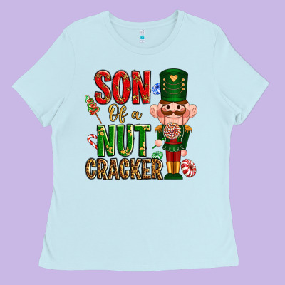 Christmas Son Of A Nutcracker Ladies Tee Designed By Nancycooperartshop