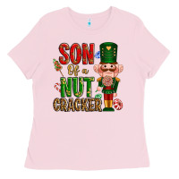 Bubblegum Pink Christmas son of a nutcracker Ladies Tee - NancyCooperArtShop