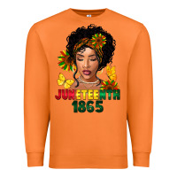 Carrot juneteenth 1865 black woman Premium Sweatshirt - FaDigitalArtStudio