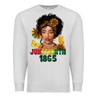 Juneteenth 1865 Black Woman Premium Sweatshirt | Teevron