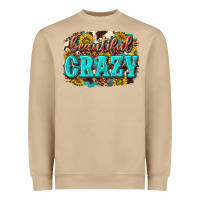Mushroom Western Beautiful Crazy Heavyweight Sweatshirt - texasbilliewilder