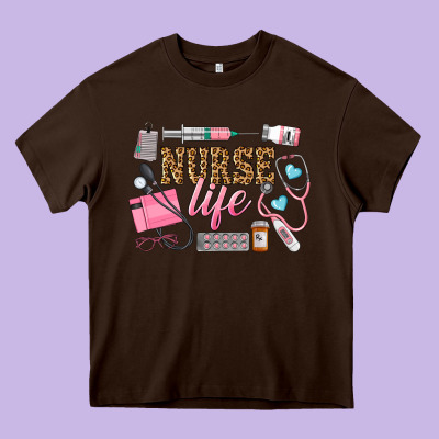 Western Nurse Life Heavy Core Tee Designed By Lillyallendesigns