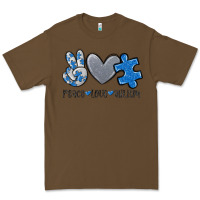 Cacao peace love autism Premium Tee - MaliasSmallBusiness