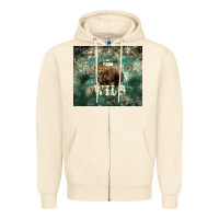 Sandshell Stay wild Bear tumbler Zipper Hoodie - HowdyJamesFarm
