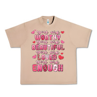 Burro you are worthy beautiful loved enough valentines Urban Heavy Tee - LillyAllenDesigns