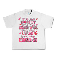 Lunar Rock you are worthy beautiful loved enough valentines Urban Heavy Tee - LillyAllenDesigns