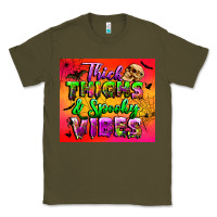 Army Green thick thighs and spooky vibes tumbler Classic Tee - BundleAndBundleShop