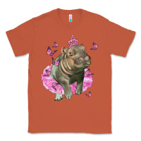 Copper Baby Hippo With Tutu Classic Tee - LillyAllenDesigns