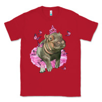Red Baby Hippo With Tutu Classic Tee - LillyAllenDesigns