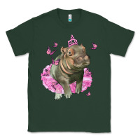 Sports Green Baby Hippo With Tutu Classic Tee - LillyAllenDesigns