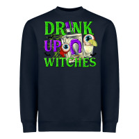 Navy Drink Up Witches Heavyweight Sweatshirt - texasbilliewilder