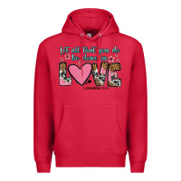 Cardinal let all that you do be done in love Premium Hoodie - OliviaCreatesArt