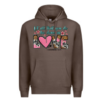 Coffee let all that you do be done in love Premium Hoodie - OliviaCreatesArt
