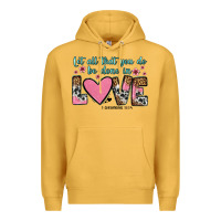 Mustard let all that you do be done in love Premium Hoodie - OliviaCreatesArt