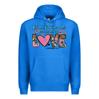True Royal let all that you do be done in love Premium Hoodie - OliviaCreatesArt