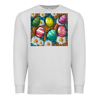 Dove Grey Easter Eggs Tumbler Premium Sweatshirt - BundleAndBundleShop