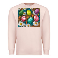 Pale Pink Easter Eggs Tumbler Premium Sweatshirt - BundleAndBundleShop