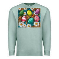 Seafoam Easter Eggs Tumbler Premium Sweatshirt - BundleAndBundleShop