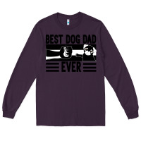 Plum Best dog dad ever Long Sleeve Tee - Bettercallsaul