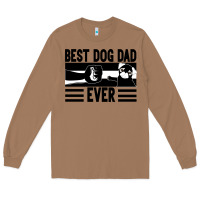 Toasted Coconut Best dog dad ever Long Sleeve Tee - Bettercallsaul