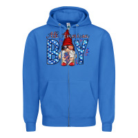 True Royal All American boy with gnome Zipper Hoodie - HowdyJamesFarm