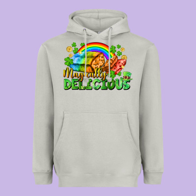 Magically Delicious St. Patricks Day Heavyweight Hoodie Designed By Fadigitalartstudio