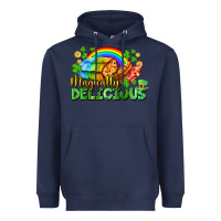 Navy magically delicious St. Patricks Day Heavyweight Hoodie - FaDigitalArtStudio