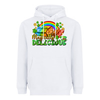 White magically delicious St. Patricks Day Heavyweight Hoodie - FaDigitalArtStudio