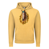 Vintage Mustard brown horse with gemstone and sunflowers Vintage Hoodie - RanaPortraitStore