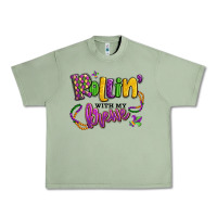 Oil Green rollin' with my krewe mardi gras Urban Heavy Tee - LillyAllenDesigns