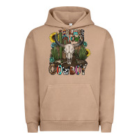 Pigment Burro summer down cowboy Urban Hoodie - CowhideDigitalArt