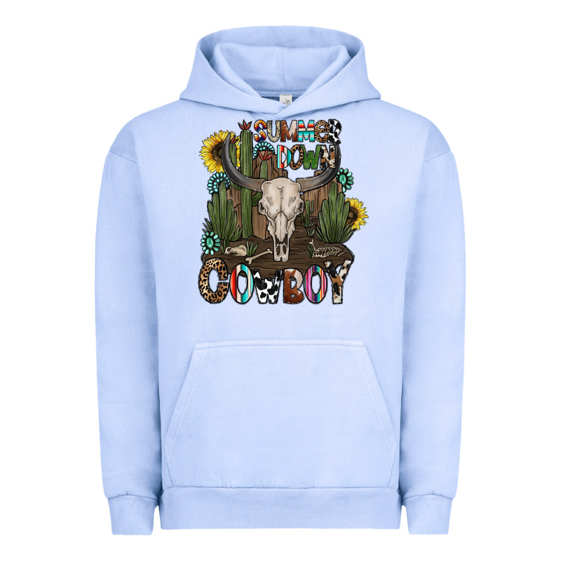Summer Down Cowboy Urban Hoodie by CowhideDigitalArt | Teevron