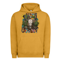 Pigment Peanut Butter summer down cowboy Urban Hoodie - CowhideDigitalArt