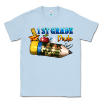 Dusty Blue 1 st grade dude Classic Tee - BundleAndBundleShop