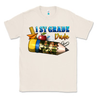 Natural 1 st grade dude Classic Tee - BundleAndBundleShop