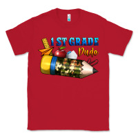 Red 1 st grade dude Classic Tee - BundleAndBundleShop
